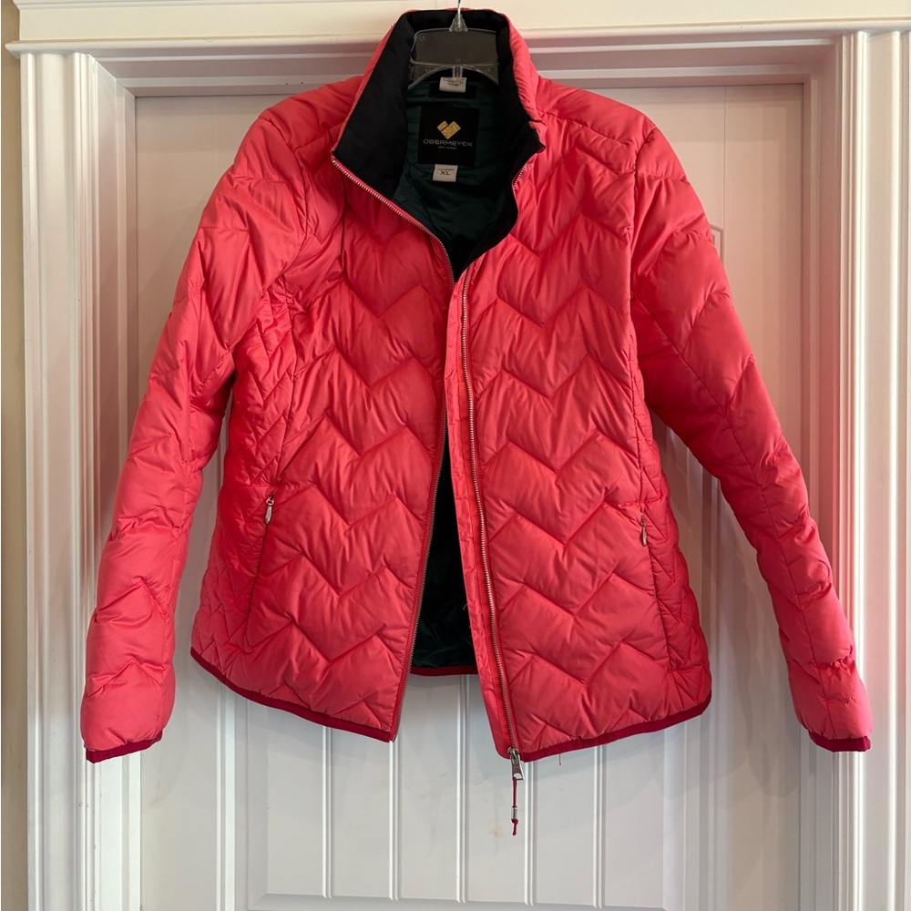 Obermeyer Women's Vibrant Pink Puffer Jacket